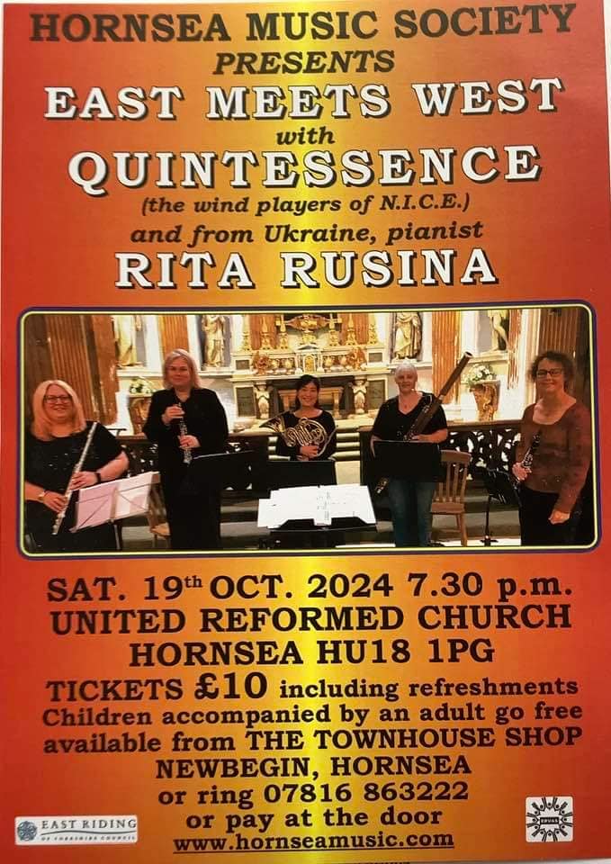 It is concert day! It will be a lovely varied programme, with a whle Mozart concerto. See you at Hornsea URC, 7.30 kick off.