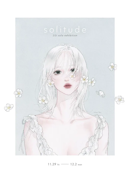 〖 個展のお知らせ 〗ZIZI個展『 solitude 』会期┊2024.11.29 (fri) ー 12.2 (mon)時間┊13:00 ー 19:00 (最終日17:00まで)会場┊イロリムラ cref ( )大阪で個展を開催いたします。新作・旧作を展示する予定です。どうぞよろしくお願いいたしますꕤ#ZIZI個展_solitude 