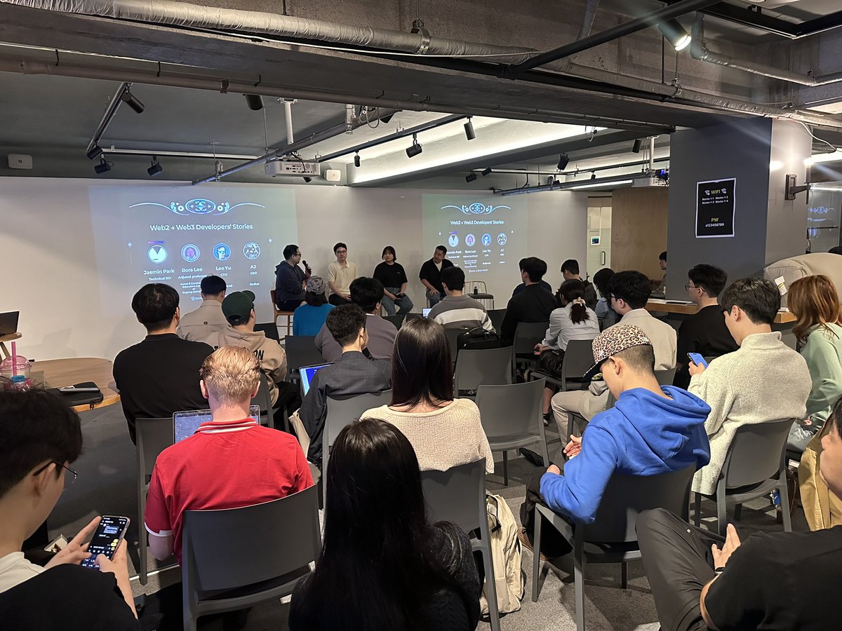 OliviaHJ's tweet photo. #ethconkorea #ETHcon https://t.co/5tXC3BUx2x