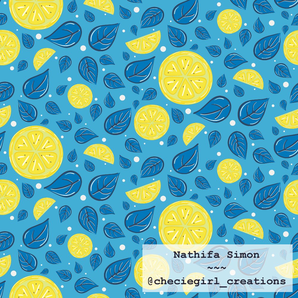 NathifaSimon's tweet photo. Fully vectorised series of citrus repeat patterns, lemons, oranges, grapefruits and limes.🍊

Portfolio: https://t.co/xDiJRQK2vM

#surfacepatterndesign #repeatpattern #madeinaffinity #citrus #lemon #oranges #lime #grapefruit #art #digitalart https://t.co/gvVRz6imvh