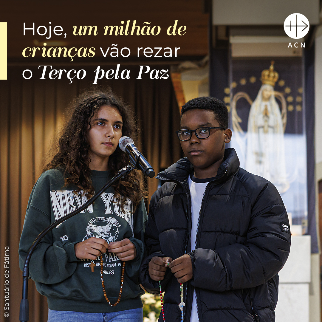 Dos Estados Unidos à Austrália, de Moçambique ao Brasil, do Canadá a Espanha, do México a Portugal, vão ser muitos os países em que as crianças vão hoje rezar o Terço pela Paz numa iniciativa internacional da AIS, elogiada pelo Papa Francisco.

👉 fundacao-ais.pt/fatima181024