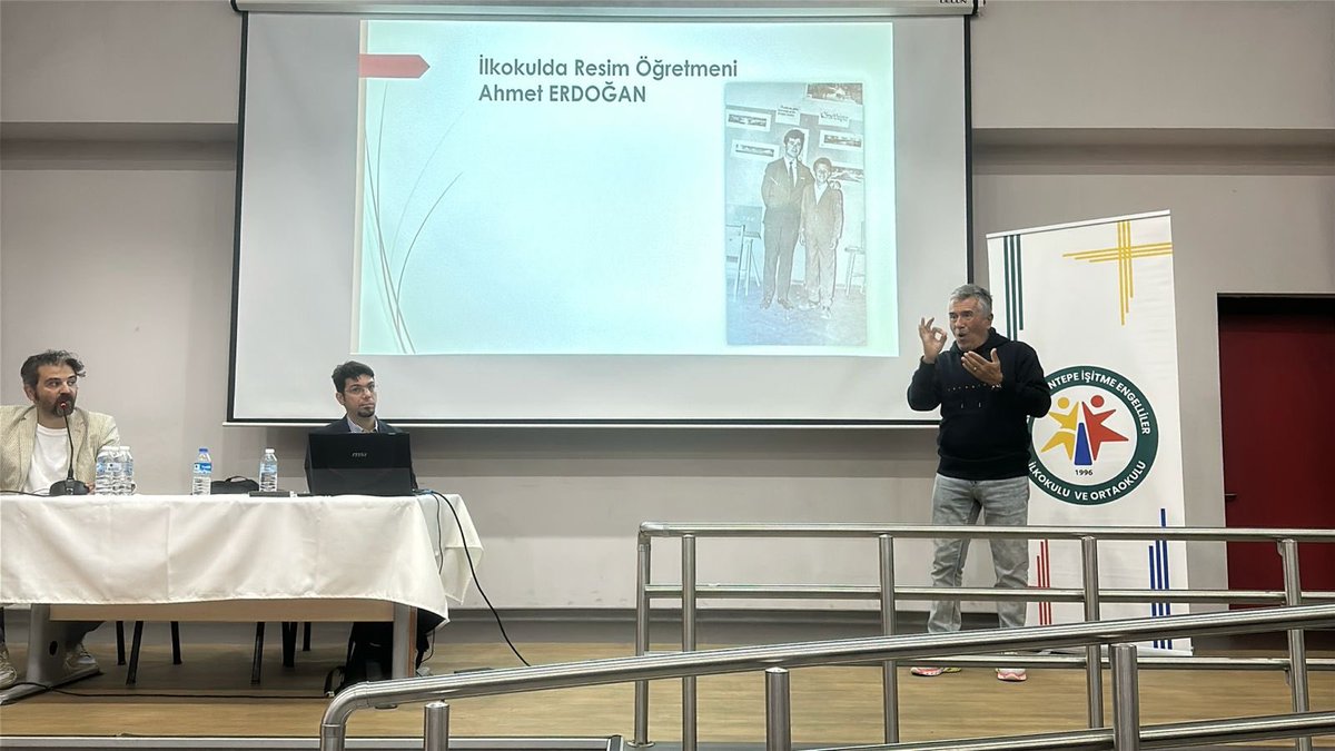 tied1959's tweet photo. Sağır Öğrencilerle İlham Veren Buluşma!

23-29 Eylül Dünya Sağırlar Haftası kapsamında, Tuzla Aydıntepe İşitme Engelliler Okulu’nda ilham dolu bir etkinlik düzenledik!

Türkiye’de doktora yapan ilk Sağır Bilgisayar Mühendisi Dr. Burak Uyanık, https://t.co/sEIOyI073v