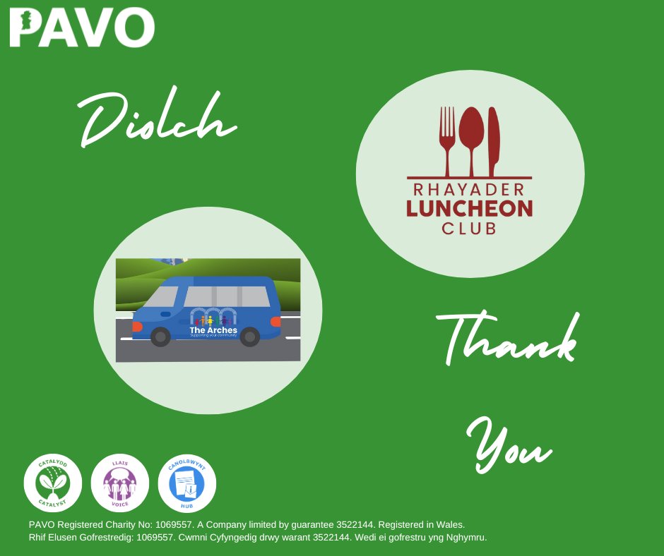 🚐 #CTWeek24 A huge thank you to everyone at <a href="/ArchesSupport/">The Arches</a> and Rhayader Luncheon Club for speaking with us—you’re all amazing🌟
Contact us to find local volunteering opportunities
📞01597 822191
Reach out to <a href="/PowysConnectors/">Community Connectors / Cysylltwyr Cymunedol</a> for help accessing Community Transport