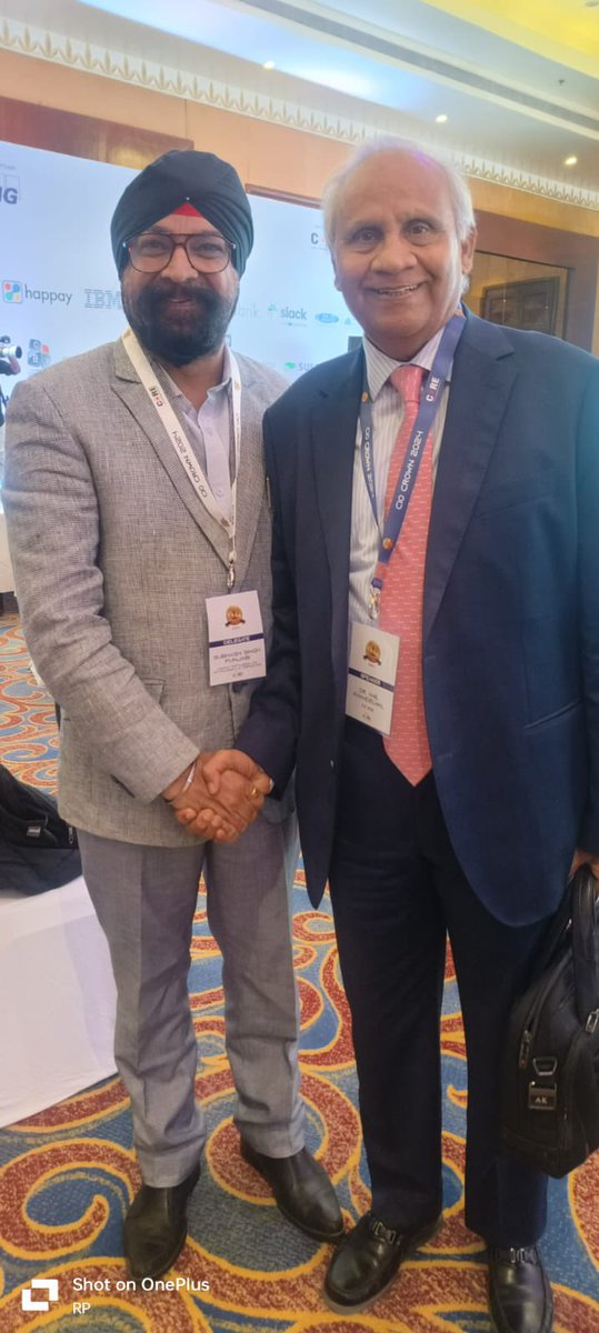 #ciocrown2024 proud to meet Mr. Anil Khandelwal, Author and former MD and chairman of Bank of Baroda