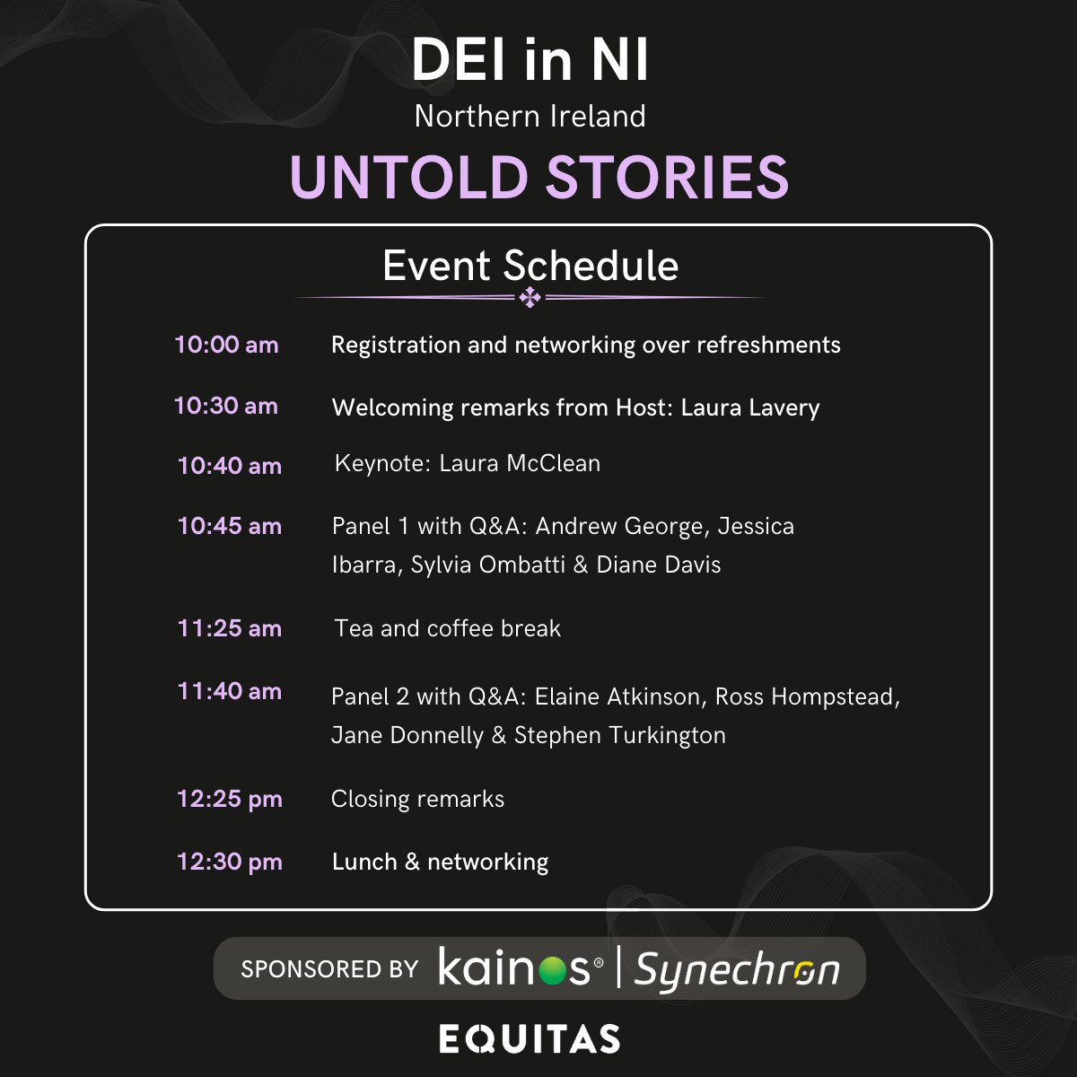 Less than a week to go! 🚀

Check out the event schedule for an idea on timings so you don't miss out.

We are almost at full capacity, save your free spot here ➡️ lu.ma/4y7d951l

#DEI #BlackHistoryMonth