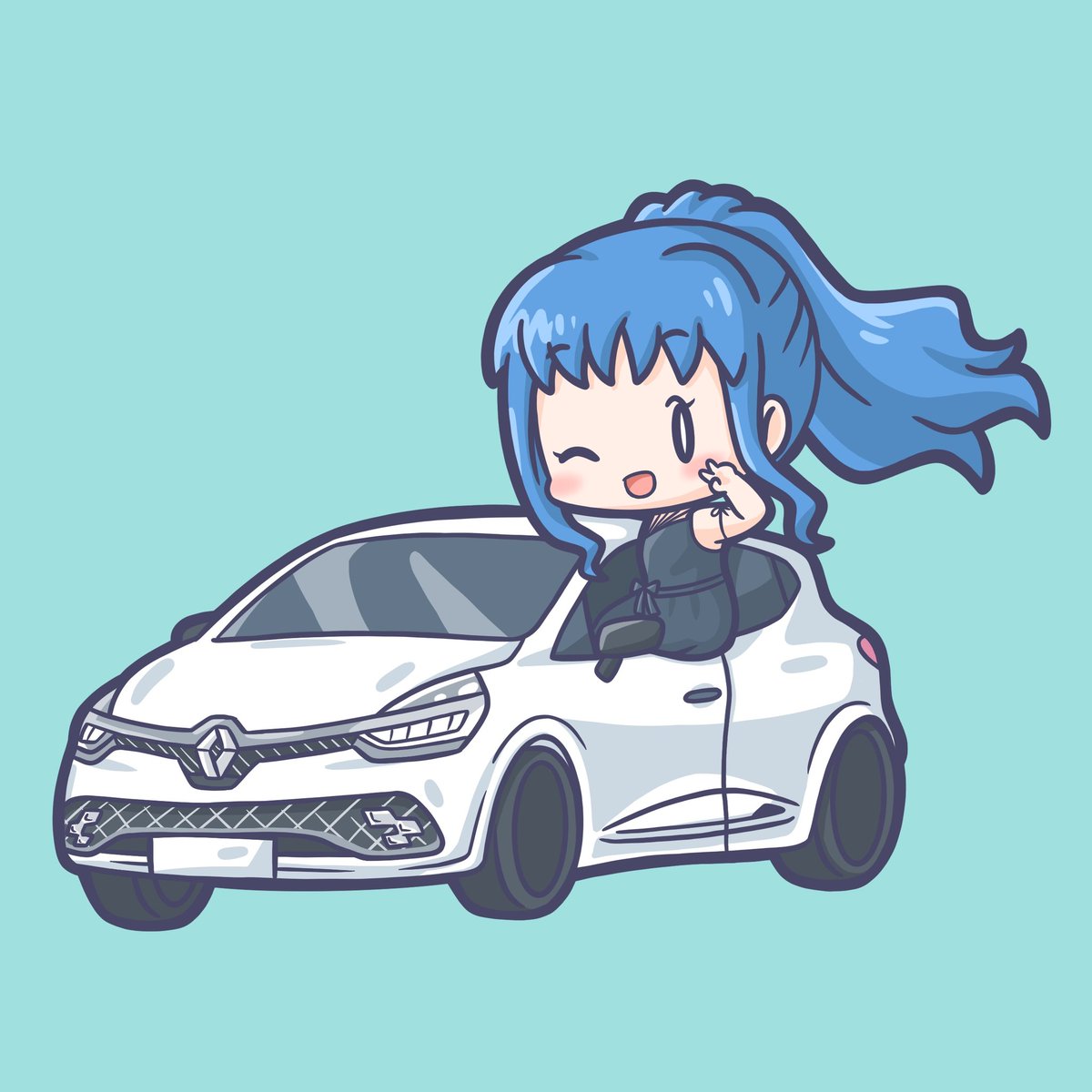 Goooood morning &amp; happy Fri-YAY!

I have a rare weekday off work!
So I'm off to get my Clio R.S. serviced today! 

Have a great day! 💙❤️