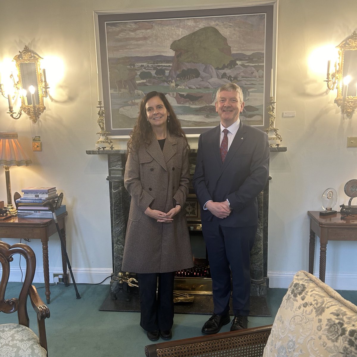 Belgium in Ireland (@beinireland) on Twitter photo From discussing academics with President <a href="/Peter_E_McHugh/">Peter McHugh</a> and 🇧🇪 students & staff <a href="/uniofgalway/">Ollscoil na Gaillimhe | University of Galway</a>, to a rich exchange with Mayor <a href="/PeterKeaneGAL/">Peter Keane</a> & <a href="/GalwayChamber/">Galway Chamber</a>, & a vibrant talk on #Theatre in #Flanders <a href="/BaboroGalway/">Baboró International Arts Festival for Children</a> - Amb. <a href="/K2Vlierberge/">Karen van Vlierberge -K2V</a> had a busy visit to the dynamic #Galway! 🌊 From discussing academics with President <a href="/Peter_E_McHugh/">Peter McHugh</a> and 🇧🇪 students & staff <a href="/uniofgalway/">Ollscoil na Gaillimhe | University of Galway</a>, to a rich exchange with Mayor <a href="/PeterKeaneGAL/">Peter Keane</a> & <a href="/GalwayChamber/">Galway Chamber</a>, & a vibrant talk on #Theatre in #Flanders <a href="/BaboroGalway/">Baboró International Arts Festival for Children</a> - Amb. <a href="/K2Vlierberge/">Karen van Vlierberge -K2V</a> had a busy visit to the dynamic #Galway! 🌊