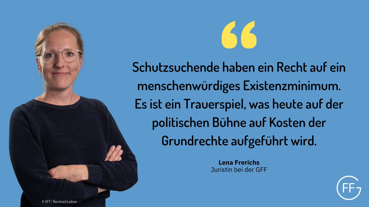 🚨 Während das verfassungswidrige #Sicherheitspaket heute durch #Bundestag &amp; #Bundesrat gejagt wird, schlägts im <a href="/bundesrat/">Bundesrat</a> doppelt. Hier wird über weitere Leistungskürzungen bei Schutzsuchenden entschieden. Wenn das durchgeht, ist das Existenzminimum vieler Menschen in Gefahr!
