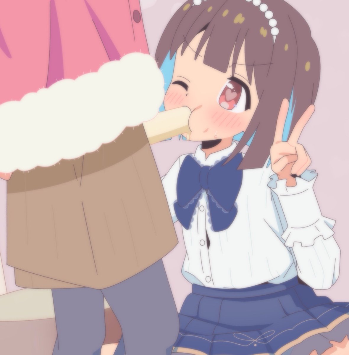 K4zoo_45454545's tweet photo. まひろんのアイスを食べるもみじろうの絵です
🍁「んっ…ほいひい…」
#おにまい　
#おにまいお絵かき https://t.co/CzshnNlkXP