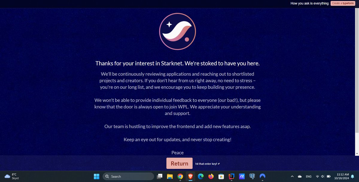 DavyCryptoJones's tweet photo. Başvurduk bakalım @odin_free Artık @Starknet max bidding 🥰🥰��🥰🥰🥰 https://t.co/oIfBtEAMLY
