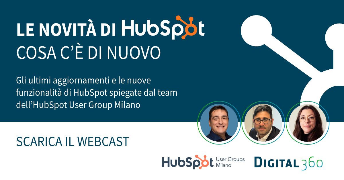 Ti sei perso il nostro ultimo evento dedicato alle novità di #HubSpot? Nessun problema!
I nostri esperti hanno condiviso tutte le novità dell' #Inbound2024, raccolte a Boston.
Scarica ora il Webcast e resta al passo con tutte le innovazioni!👇bit.ly/4eNOUbE