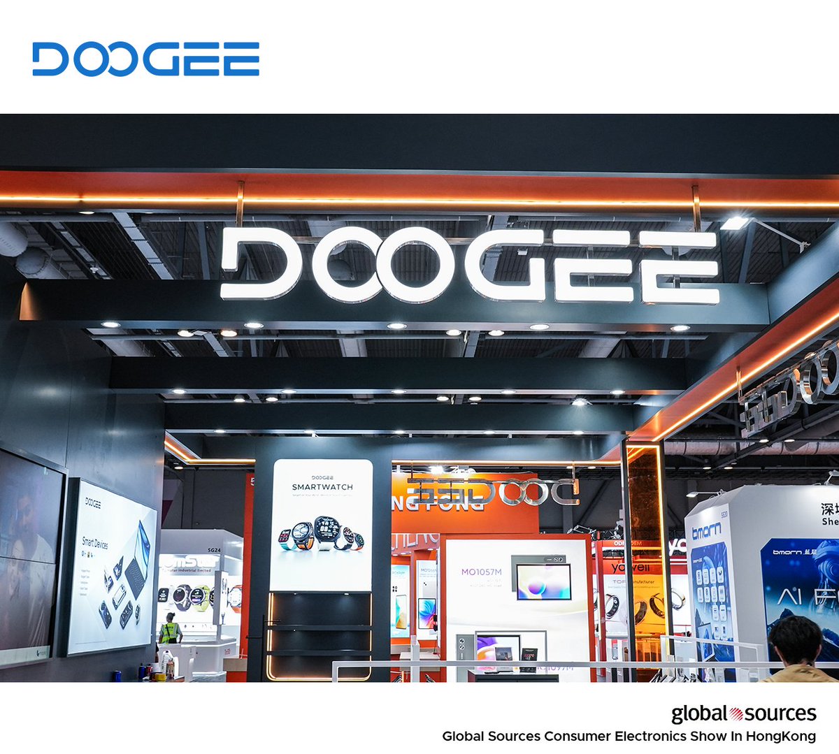 DOOGEE_official's tweet photo. Come witness the best of the best in the rugged phone industry at Global Sources Electronics Show HONG KONG! Everything is ready for you to visit.

📅 Duration: Oct. 18th - Oct. 21st, 2024
📍 Place: AsiaWorld-Expo, Hong Kong
📌 Booth: Halls 5F10

#GlobalSources2024 #DOOGEE #Ruggedphone