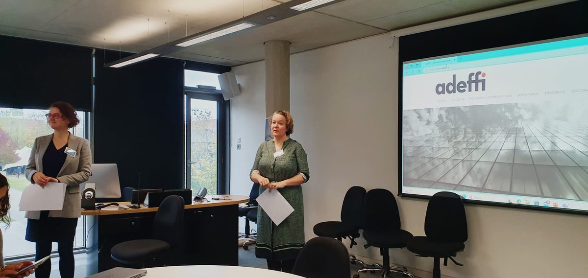 French Language in Ireland (@acpf_irlande) on Twitter photo ✨️ Ouverture du XXVIe colloque annuel de l'<a href="/adeffimembre1/">Adeffi</a> à <a href="/MaynoothUni/">Maynooth University</a>. C'est parti pour 2️⃣ jours passionnants sur la thématique 2024 ✳️《 Négociations 》✳️ ✨️
<a href="/SarahBerthaud/">Sarah Berthaud</a> <a href="/FranceinIreland/">France in Ireland 🇫🇷 🇪🇺</a> <a href="/CelinePlace/">Céline Place</a> <a href="/FR_scienceIE/">Delphine Tessier</a> ✨️ Ouverture du XXVIe colloque annuel de l'<a href="/adeffimembre1/">Adeffi</a> à <a href="/MaynoothUni/">Maynooth University</a>. C'est parti pour 2️⃣ jours passionnants sur la thématique 2024 ✳️《 Négociations 》✳️ ✨️
<a href="/SarahBerthaud/">Sarah Berthaud</a> <a href="/FranceinIreland/">France in Ireland 🇫🇷 🇪🇺</a> <a href="/CelinePlace/">Céline Place</a> <a href="/FR_scienceIE/">Delphine Tessier</a>