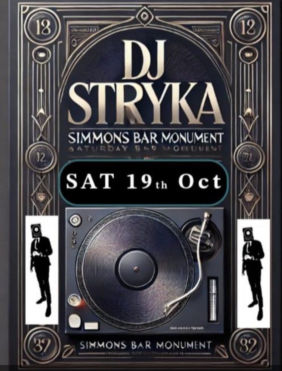 RythmikRek's tweet photo. 🎧✨ Get ready to dance the night away! Join us 4 an unforgettable night with the incredible DJ Stryka! 🎶🔥

Grab your friends, and don’t miss out on this epic night! Let’s make some amazing memories together! 💃🕺 

#DJ Stryka #SimmonsBar #Monument #PartyTime #Nightlife https://t.co/JqQtjJeCt0
