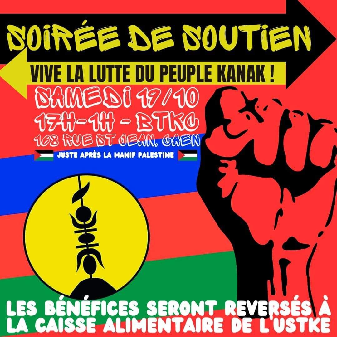Soirée solidarité avec la Kanaky
