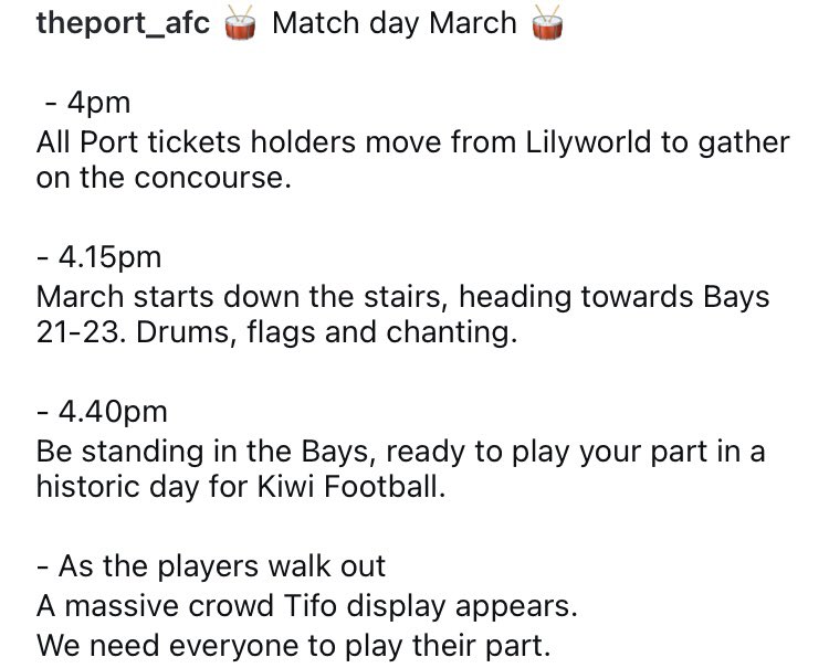 The Port - Auckland FC tweet media