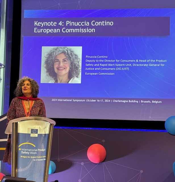 ICPHSO's tweet photo. #ICPHSO 2024 International Symposium Closing Keynote Address by Pinuccia Contino, ICPHSO Ex-Officio Board Member and European Commission representative.  Thanks also to the entire planning team at the European Commission.  #IPSW2024 #ICPHSO24 #productsafety https://t.co/gCgNS5ODPL
