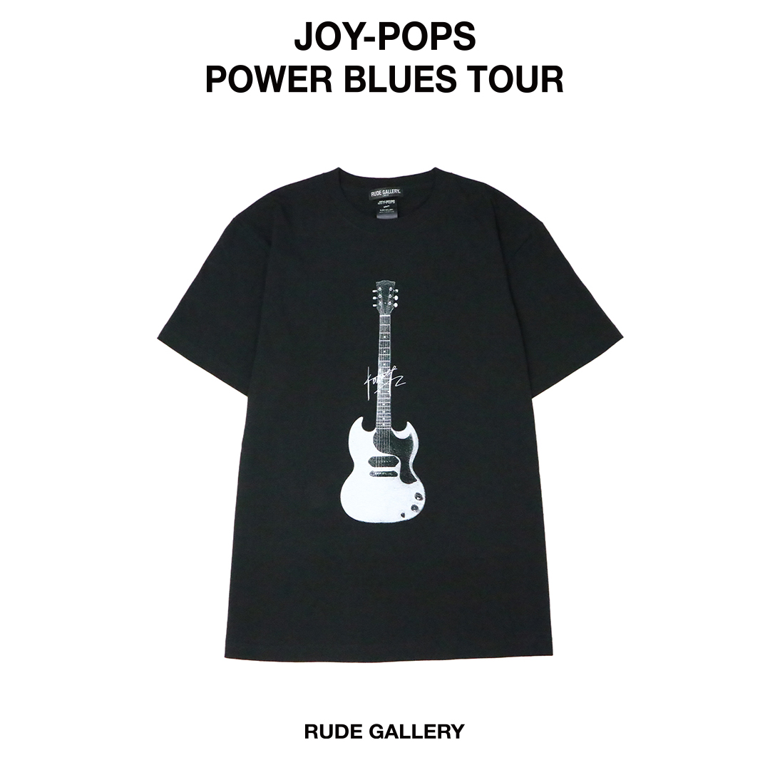 JOY-POPS TOUR Tシャツ 「POWER BLUES」 スライダーズ JOY-POPS TOUR Tシャツ 「POWER BLUES」 スライダーズ