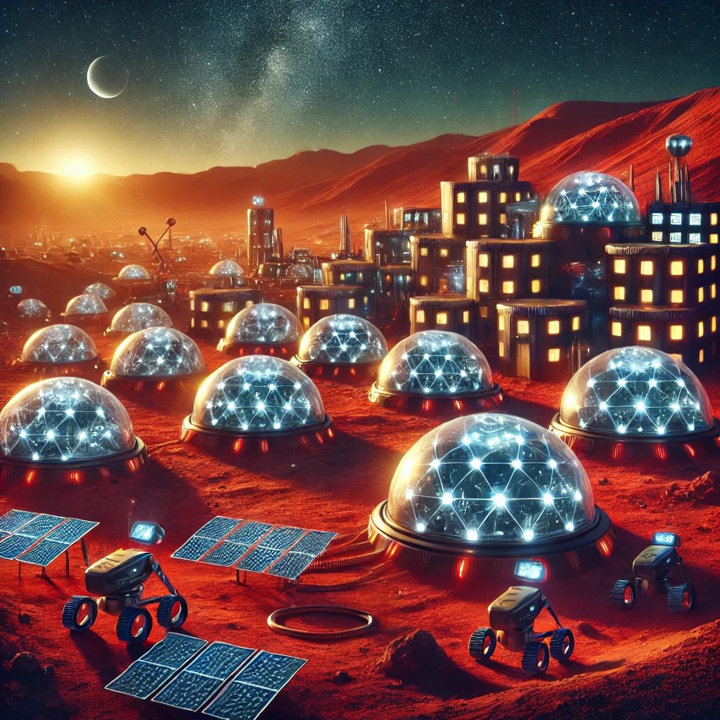 thecoreside's tweet image. With growing advancements in space technology, Mars could be humanity&apos;s second home. Future colonies will rely on autonomous systems to build habitats, harvest resources, and maintain life support. #SpaceColonization #MarsMission