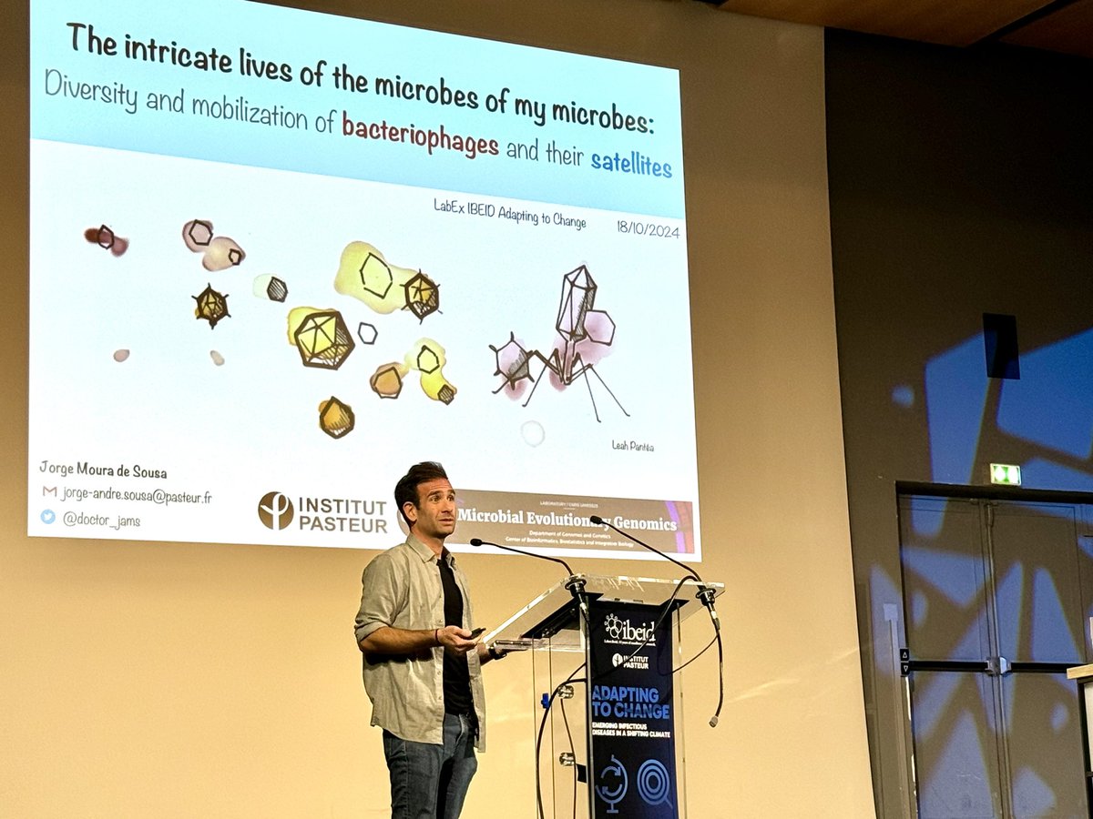 Labex IBEID (@ibeidlabex) on Twitter photo Our IBEID S2I fellow Jorge Moura de Sousa from the lab of @epcrocha is now presenting the inter-host diversity and mobilization of #bacteriophages and their satellites.
#science #genetics #infectiousdiseases
@doctor_jams <a href="/institutpasteur/">Institut Pasteur, since 1887</a> Our IBEID S2I fellow Jorge Moura de Sousa from the lab of @epcrocha is now presenting the inter-host diversity and mobilization of #bacteriophages and their satellites.
#science #genetics #infectiousdiseases
@doctor_jams <a href="/institutpasteur/">Institut Pasteur, since 1887</a>