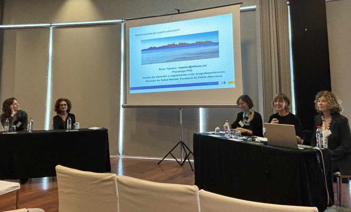 Psicòlògues de <a href="/althaiamanresa/">Fundació Althaia</a> presenten al Congrés Iberamericà de Psicologia Clínica de Granada, l’impacte de l’Estigma en les persones amb problemes de salut mental i com ens afecta a tota la societat en general <a href="/Yolanda_Mar_/">Yolanda</a> <a href="/SalutMentalCat/">Salut Mental Catalunya</a> <a href="/catsalutmental/">Càtedra de Salut Mental UVic-UCC Althaia ISAMBES</a> <a href="/salutmental_CAT/">salutmental_CAT</a>