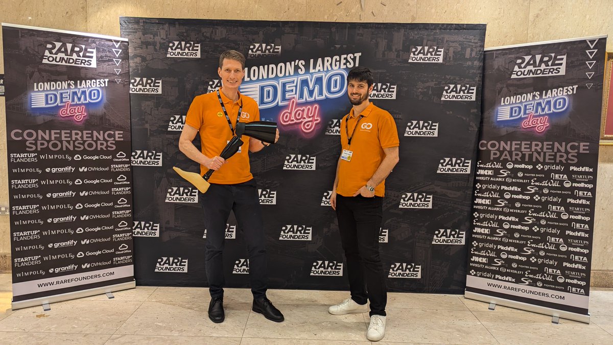 It was so exciting to pitch at London's Largest #DemoDay by <a href="/rarefounders/">Vasily Alekseenko</a>!

🙏 Thank you for having us and for this great opportunity to meet with inspiring founders, entrepreneurs and #investors.

🚀 Our #fundraising round is still open, now with 50% secured!
Contact us 📨
