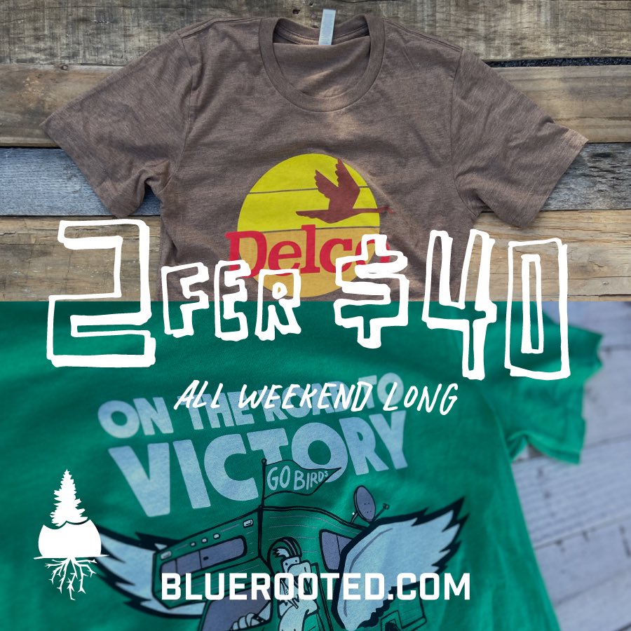 blue_rooted's tweet image. All weekend long - stop by the store (FRIDAY 10a - 9p and SATURDAY 10a - 4p) 2 for $40 Ts, 2 for $50 Longsleevers and more in store! 10 E Eagle Road, HTOWN. Free parking after 6 in lot behind the store. BlueRooted.com/store #htown #delco #2for #shopsmall #weekend