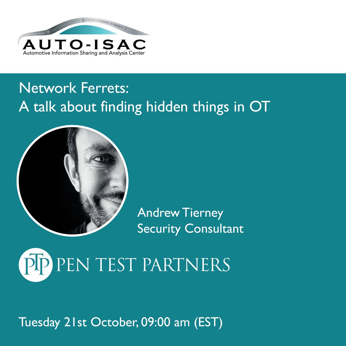 Pen Test Partners (@pentestpartners) on Twitter photo Join our <a href="/cybergibbons/">Cybergibbons 🚲🚲🚲</a> in Detroit on October 21st at  AM EST for his session, "Network Ferrets" 🛡️
Is your OT network truly secure? 
Many OT environments contain undiscovered devices and undocumented connections that could put critical infrastructure at risk.
He'll reveal the Join our <a href="/cybergibbons/">Cybergibbons 🚲🚲🚲</a> in Detroit on October 21st at  AM EST for his session, "Network Ferrets" 🛡️
Is your OT network truly secure? 
Many OT environments contain undiscovered devices and undocumented connections that could put critical infrastructure at risk.
He'll reveal the