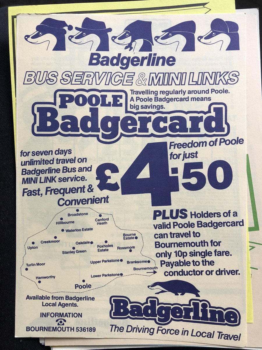 When going through a box of old Badgerline leaflets I came across a few gems.  It’s amazing how quickly it became normal for buses to be smokless zones, but it was once news.  Some great old artwork, along with an example from Badgerline’s exploits beyond its normal territory!