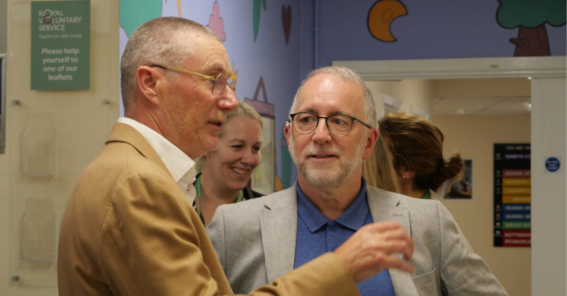 nottmhospitals's tweet photo. A celebration event was held this week for the 30th anniversary of audiology services at Ropewalk House. 

Before the refurbishment of Ropewalk House in 1994, audiology services were in a building across the street, and a lot has changed in the past 30 years.
