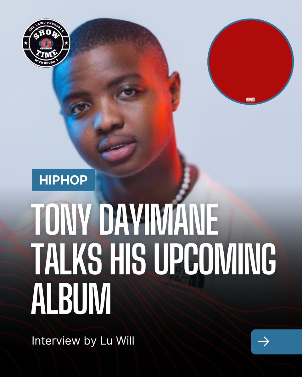 choppinitwith's tweet photo. Rising superstar @tonydayimane talks about his upcoming album “Red October” which drops on the 25th of this month🔴🔴
🎥: @basick_boyz
#hiphopnews #sahiphop #showtimechop https://t.co/9OpmspMDtG