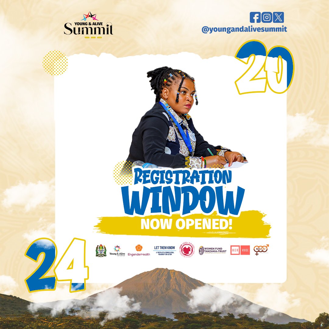 youngandalivetz's tweet photo. From Oct 8-14, @mathias_kapenda joined #NationalYouthWeek2024 in Mwanza, discussing youth access to #SRH info &amp; digital platforms. We also highlighted #YoungAndAliveSummit2024!

Shoutout to @mariestopestz 
#RegisterHere👇
https://t.co/uIhD3ICtz8
Deadline: 15 Nov https://t.co/CsuJltBumZ