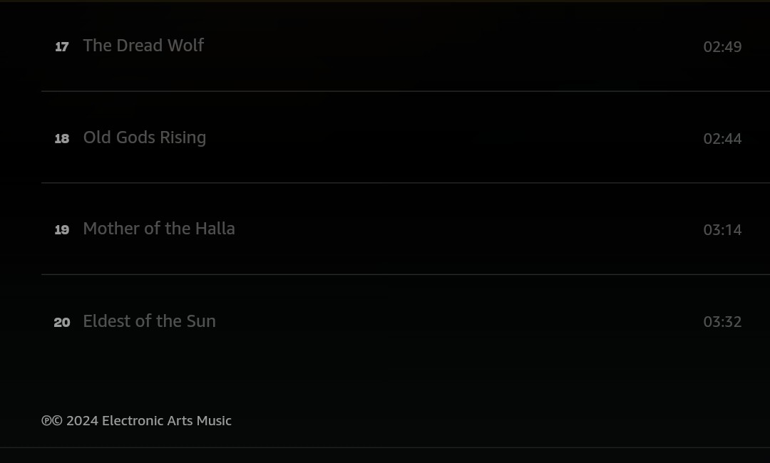 Dragon Age: The Veilguard Music (20 SONGS • 1 HOUR AND 7 MINUTES • NOV 01 2024) #DragonAge #VeilguardSpoilers