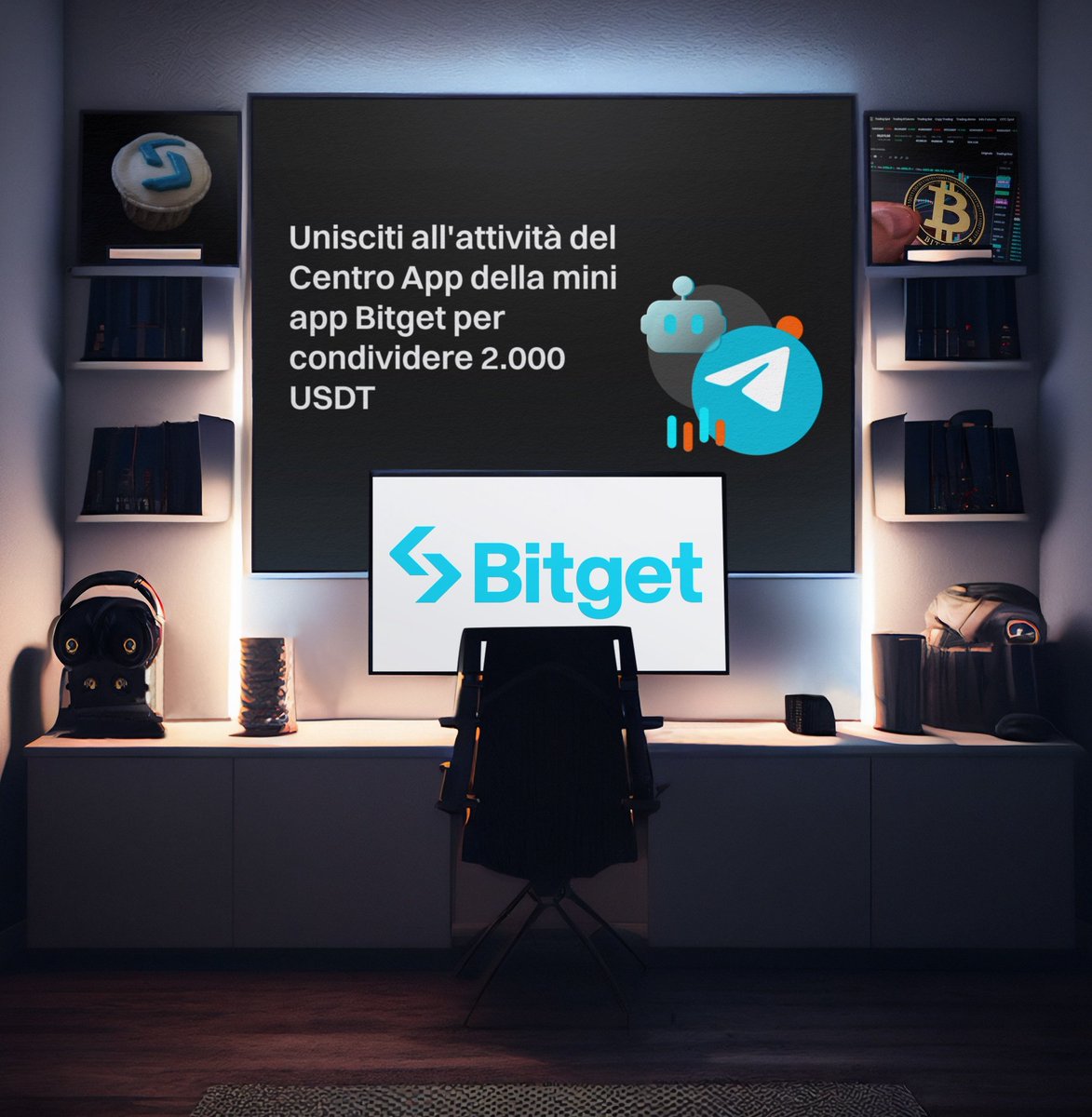 Ravnica81's tweet photo. 🔥BITGET TELEGRAM APP CENTER
Scopri che cos’è il Centro App Telegram di Bitget su $TON e partecipa per condividere un premio di 2000 $USD
https://t.co/p10aZy0XAW
#Bitget #web3
#BitgetTGAppsCenter #TradeSmarter #BitgetBuilders https://t.co/hAAvVI0OCI