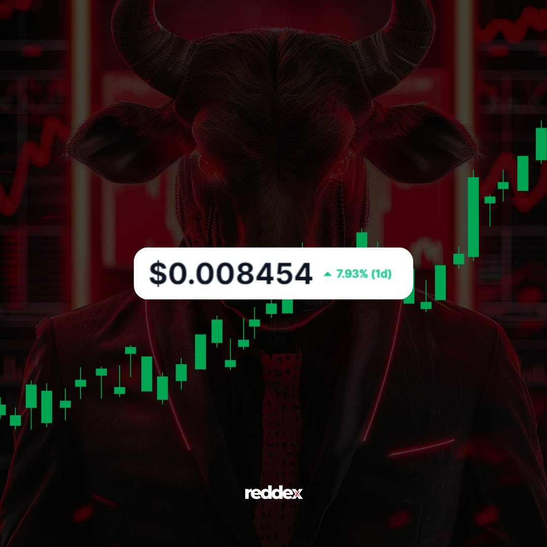 reddex_io's tweet photo. Price is on the move 📈🔥

Currently at $0.008454, up 7.93% in 24h.

Big things are coming in the next few weeks...

🚀 Expect this bull to keep charging. Hold tight! 😎

#CryptoOnTheMove #OnTheRise #NextBigMove #PancakeSwap #MEXC https://t.co/rK4JNL6Uw1