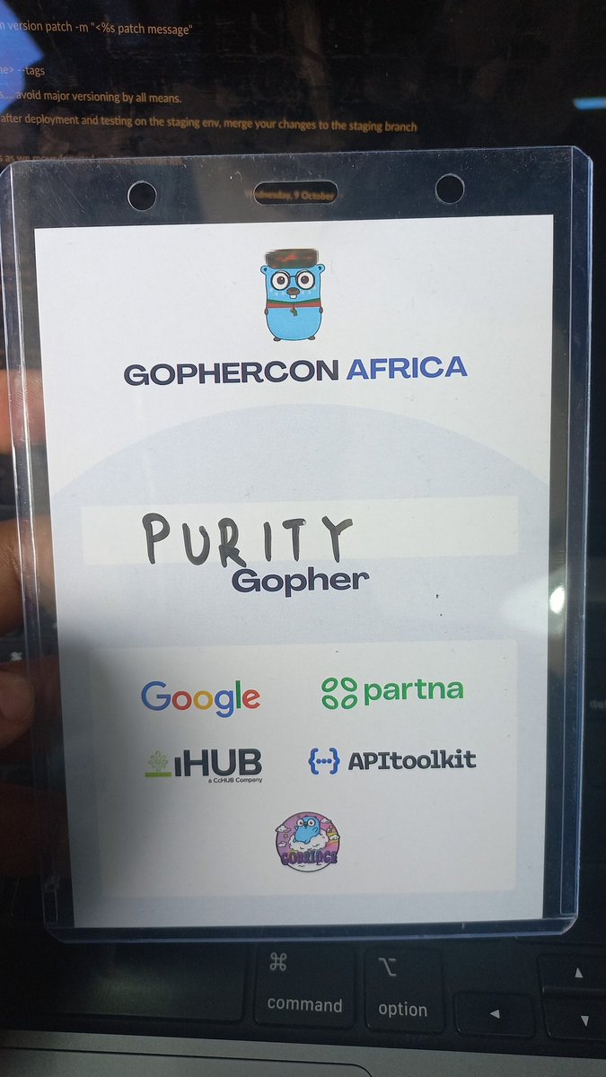 Attending #gca24 #gophercon2024 with <a href="/gophers_africa/">Gophercon Africa</a> ..wewe uko?🙃