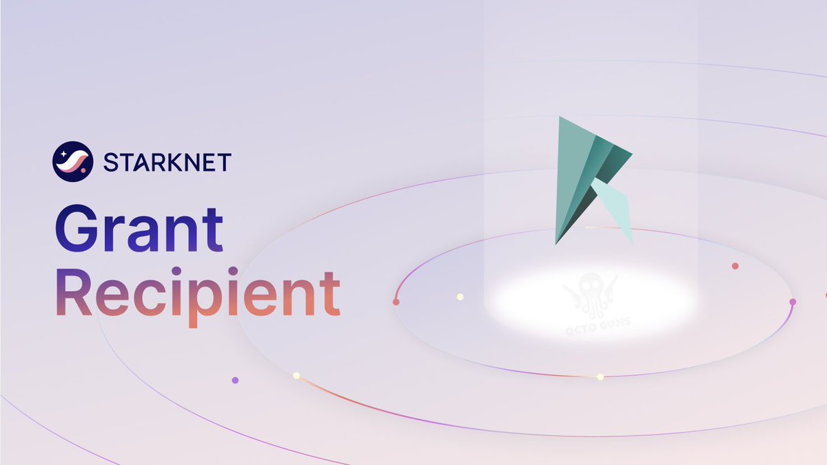 We are thrilled to share that we have been awarded a seed grant by the <a href="/StarknetFndn/">Starknet Foundation (BTCFi arc)</a> 🎉

Unmatched support from the @starknet ecosystem has shown this is the ideal place for the long term, and we are thrilled to be building here 🤝

Stay tuned for the <a href="/octoguns_/">Octoguns</a> v1.0 launch! 🐙🔫