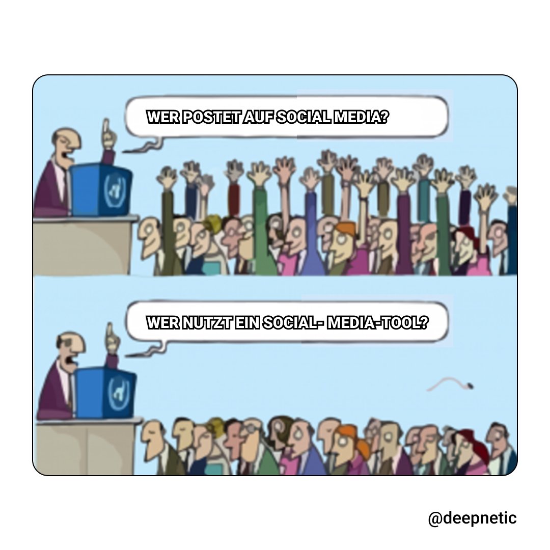 deepnetic_de's tweet photo. Warum nutzt ihr kein Tool? #deepnetic #deepneticsocial #socialmediatool #socialmediamanager #meme https://t.co/QF0boUwfLq