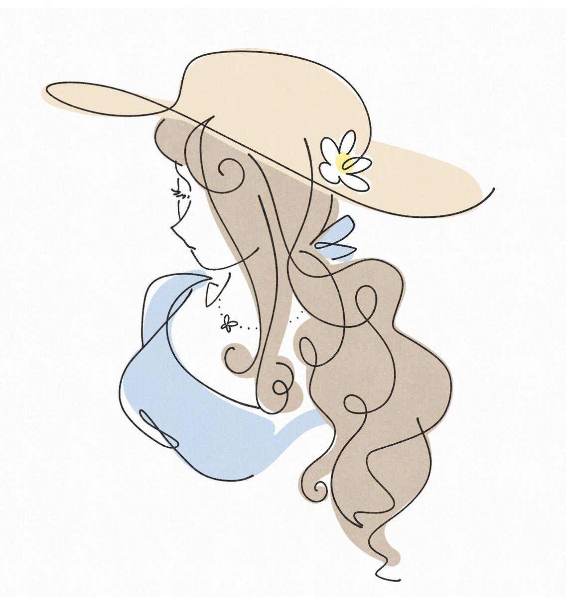 17 ▫️ minimalist #cutegirltober2024