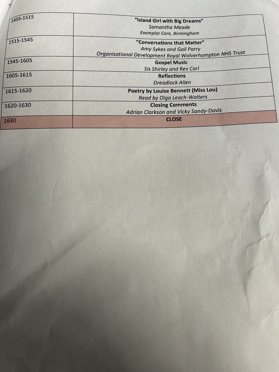 olgalwalters's tweet photo. What a start for ⁦@RCNWestMids⁩ #BHM24 Conference ⁦@JacynthIvey⁩ ⁦@theRCN⁩ ⁦@ameliagodson⁩ ⁦@traceybudding⁩ ⁦@bhmuk⁩ ⁦@NHSBSol⁩ ⁦@uhbtrust⁩ https://t.co/XisRl3VNjT