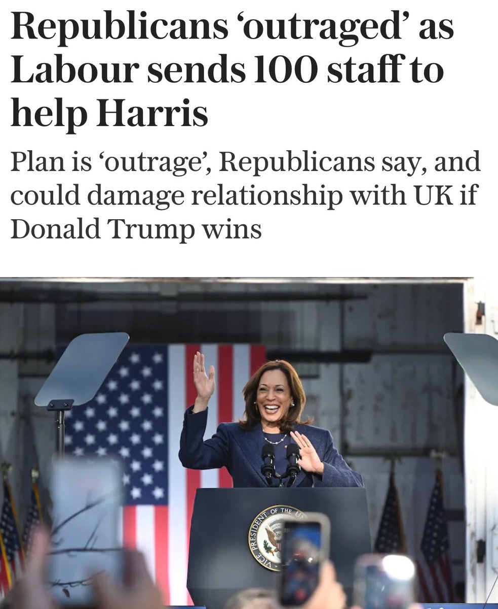 Nigel_Farage's tweet photo. This is direct election interference by the governing Labour Party, and particularly stupid if Trump wins. Who is paying for all of this? https://t.co/uSV5KTz88V