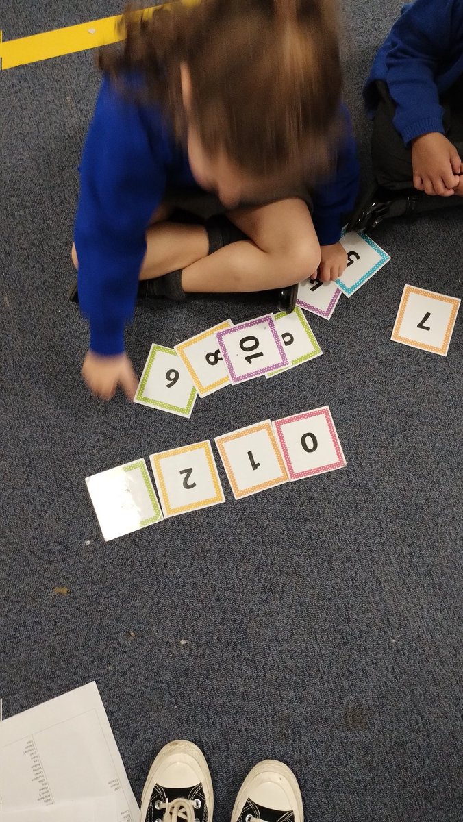 latimerprimary's tweet image. #LatimerMaths We have also been really busy developing our early counting skills - counting by putting toys in a line, counting out a desired amount and recognising and ordering numerals. Well done all! #EYFSMaths