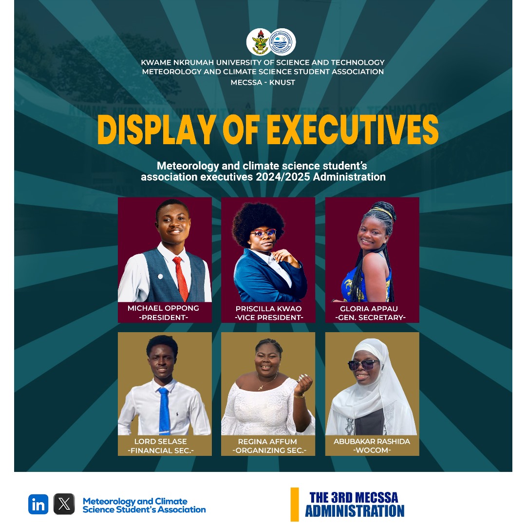 mecssaknust's tweet photo. Introducing the New Executives of MECSSA: Committed to Progress, Excellence and Innovation in Our Department. Choosing Comraderie in Marching side-by-side with the newly executives of SCISA to resource the well-being of KNUST as a whole. https://t.co/n4Rr9NegiV