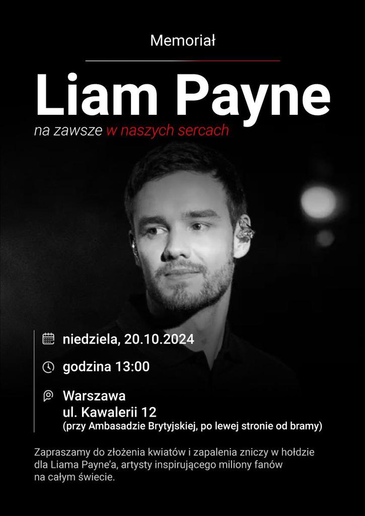 slvtforgrimes's tweet image. POLSKI MEMORIAŁ DLA LIAMA PAYNA!!! Zapraszamy wszystkich chętnych!! Proszę o udostępnianie, by jak najwięcej osób widziało. Mamy zgodę ambasady.