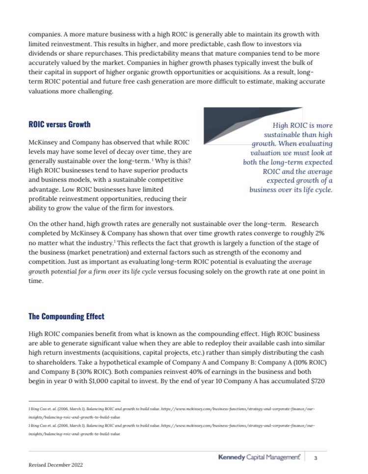 InvestInAssets's tweet image. ROIC - The underappreciated variable in valuation: