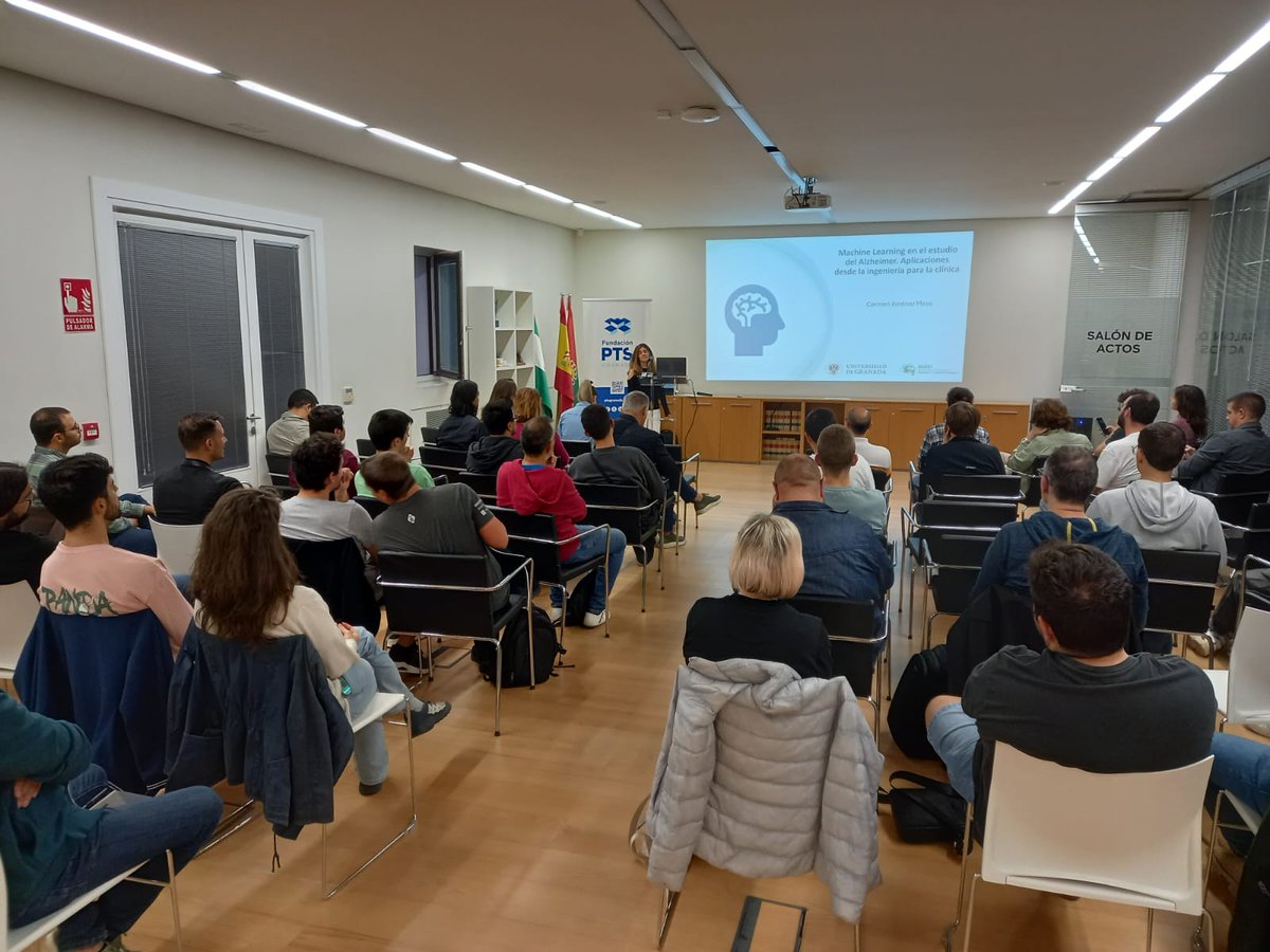 Fundación PTS (Parque Tecnológico de la Salud) (@fundacionpts) on Twitter photo Enhorabuena a todos por la gran acogida del 8º Meetup de #PyDataGranada en la #FundaciónPTS 📊
Las charlas de <a href="/davidgasquez/">David Gasquez</a> sobre datos abiertos y de Carmen Jiménez Mesa sobre #MachineLearning en el Alzheimer fueron todo un éxito 🚀💡
Gracias a <a href="/PyDataGRX/">PyData Granada</a> y a los asistentes Enhorabuena a todos por la gran acogida del 8º Meetup de #PyDataGranada en la #FundaciónPTS 📊
Las charlas de <a href="/davidgasquez/">David Gasquez</a> sobre datos abiertos y de Carmen Jiménez Mesa sobre #MachineLearning en el Alzheimer fueron todo un éxito 🚀💡
Gracias a <a href="/PyDataGRX/">PyData Granada</a> y a los asistentes