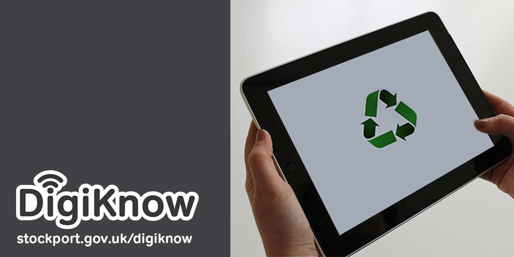 StockportMBC's tweet image. If you have a tablet you don&apos;t use, unlock it and drop it off at a Stockport library. Community Computers will safely remove all your data and recycle your tablet to help those who can’t afford to get online. #DigiKnow @communitycomput orlo.uk/D4PS0 #Digitober