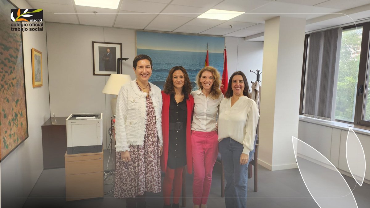 El Colegio Oficial de Trabajo Social ha mantenido reunión con la Directora General de Recursos humanos y Relaciones con la Administración de Justicia de la Comunidad de Madrid, Doña Alejandra Alonso.