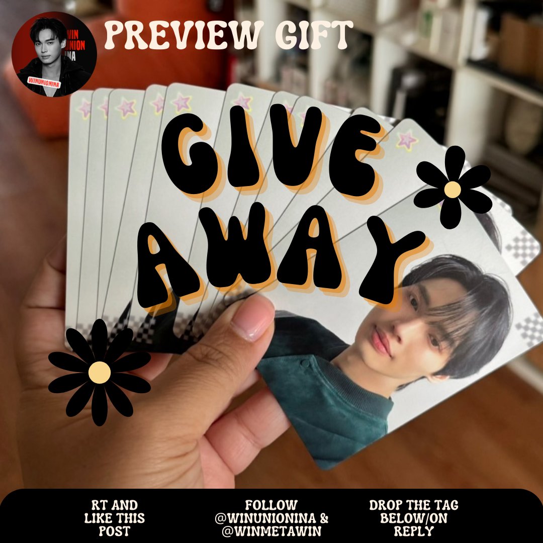 WinUnionINA's tweet photo. GIVE AWAY TIME‼️

• SELFIE RANDOM CARD FOR 3 PERSON 
(Free delivery fee, but please be patient)

- Like &amp; RT this post
- Follow us &amp; @winmetawin
- Drop the tag below (on the reply) multiple reply is allowed

WIN BA PRADA WMW
#PradaxWin 
#Prada #winmetawin https://t.co/CbRRWKP7CS