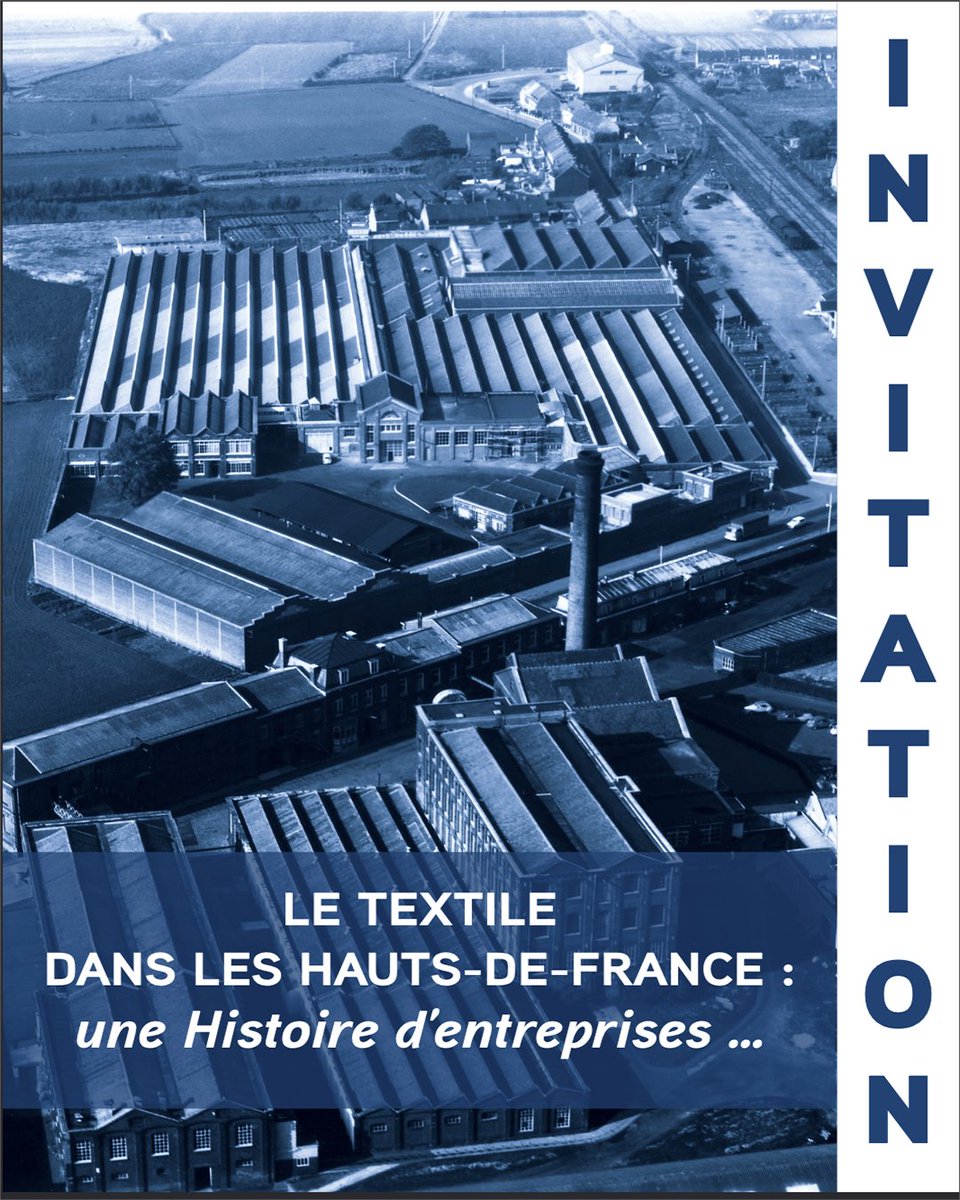 "Le textile dans les Hauts-de-France : une Histoire d'entreprises…" 🏭
La Ville de Roncq, <a href="/PROSCITEC/">PROSCITEC</a> et le laboratoire <a href="/IRHiS_ULille/">IRHiS_ULille</a> organisent une journée d’études consacrée au textile et ses impacts, le samedi 7 décembre 2024 à Roncq.📌
Infos : bit.ly/3C0drvp